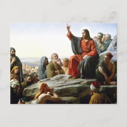Carl Heinrich Bloch _ Sermon on the Mount Postcard