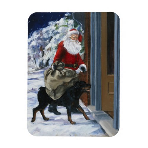Carl Helping Santa Claus from Carls Christmas b Magnet