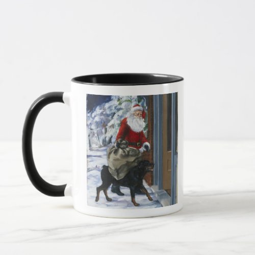 Carl Helping Santa Claus from Carls Christmas b Mug