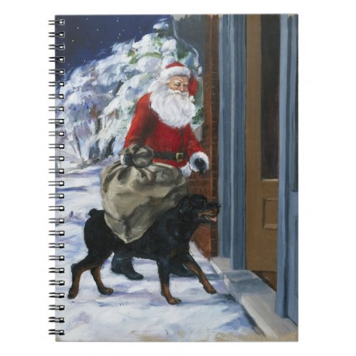 Carl Helping Santa Claus from Carls Christmas b Notebook