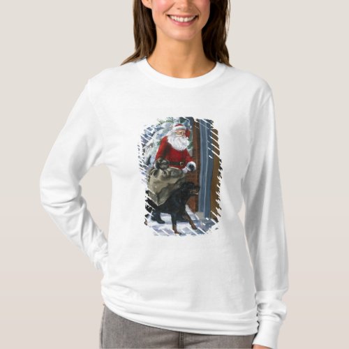 Carl Helping Santa Claus from Carls Christmas b T_Shirt