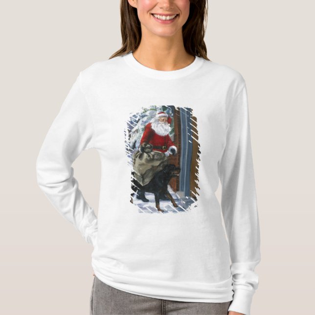 Carl Helping Santa Claus from <Carl's Christmas> b T-Shirt (Front)
