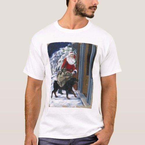 Carl Helping Santa Claus from Carls Christmas b T_Shirt