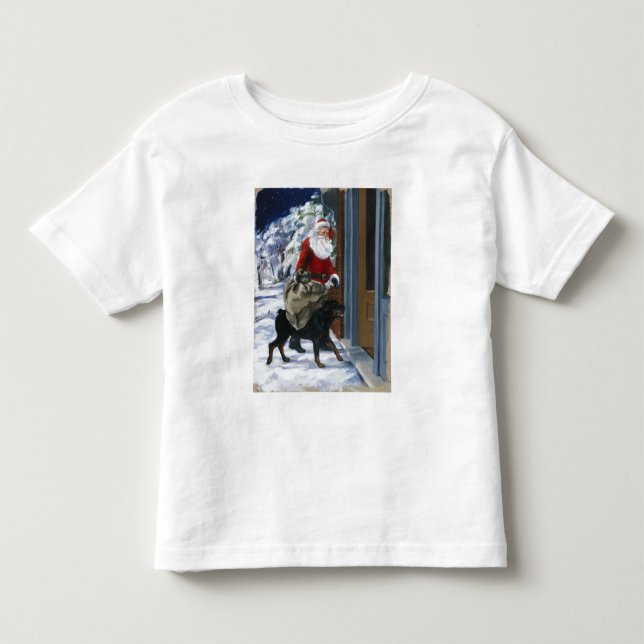 Carl Helping Santa Claus from <Carl's Christmas> b Toddler T-shirt (Front)