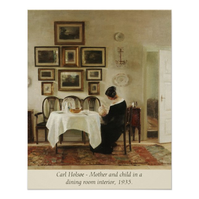 Carl Holsøe Mother and child CC0462 Poster (Front)