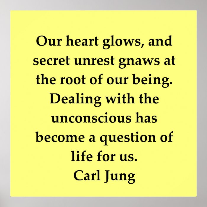 carl jung quote poster