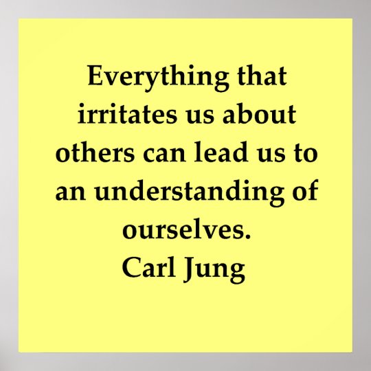 carl jung quote poster | Zazzle.com