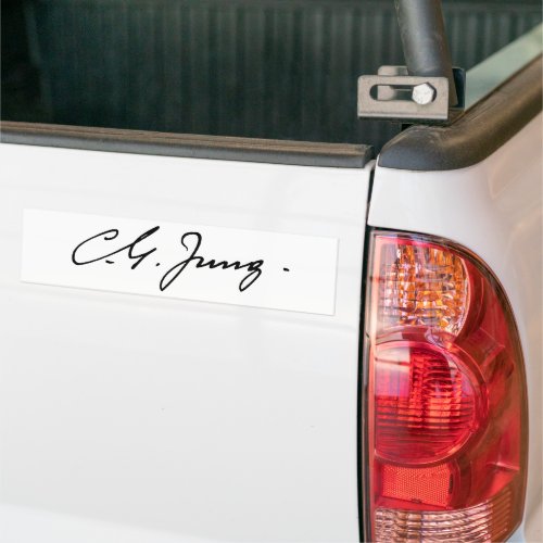 Carl Jung signature Bumper Sticker