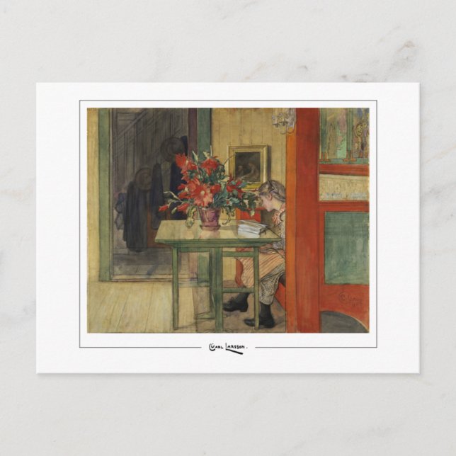 Carl Larsson #5 - Fine Art Postcard (Front)