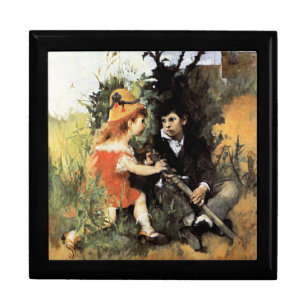 Carl Larsson artwork, Clair Obscur,  Gift Box