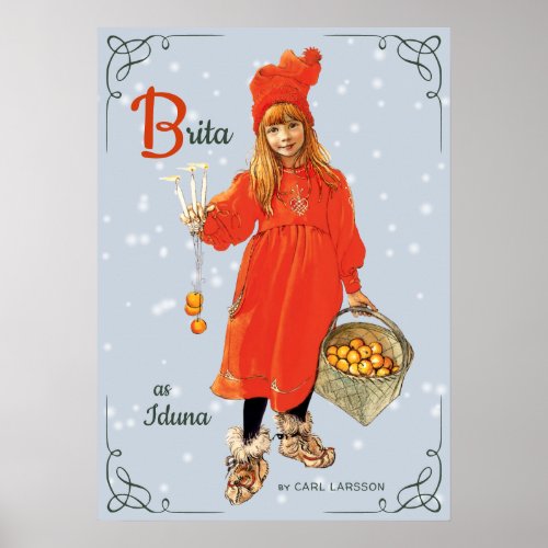 Carl Larsson Brita as Iduna 1901 CC0416 Poster