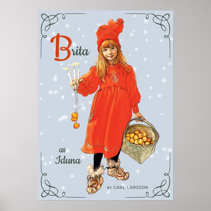 Carl Larsson Brita as Iduna 1901 CC0416 Poster