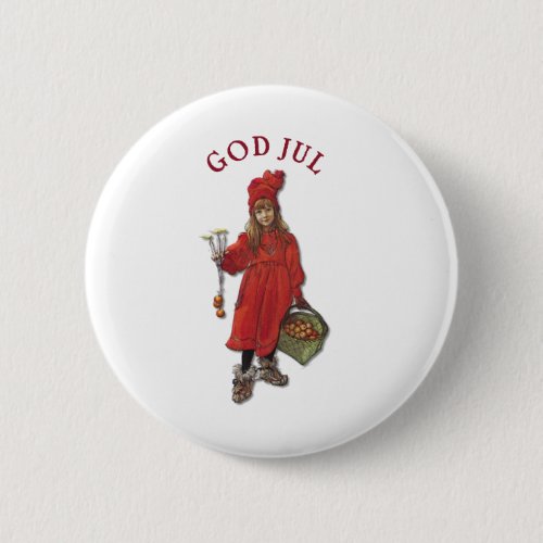 Carl Larsson Brita as Iduna Says God Jul Button