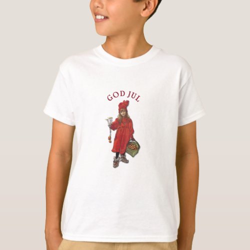 Carl Larsson Brita as Iduna Says God Jul T_Shirt