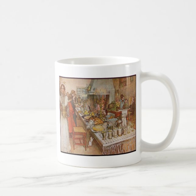 Carl Larsson Christmas Eve Coffee Mug (Right)