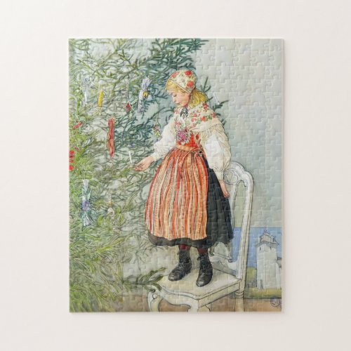 Carl Larsson Christmas Tree Jigsaw Puzzle