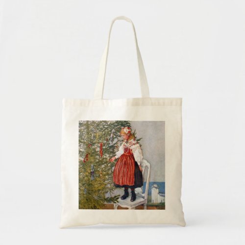 Carl Larsson Christmas Tree Tote Bag