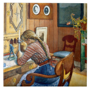 Carl Larsson - Correspondence Ceramic Tile