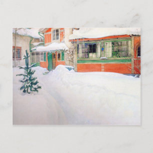Carl Larsson Cottage in Snow Holiday Christmas