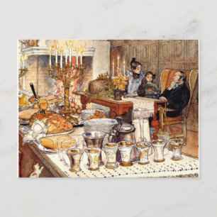 Carl Larsson: Detail of Christmas Eve, Larsson Holiday Postcard