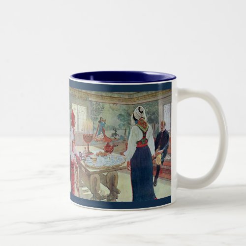 Carl Larsson  En Bergman Stuga Swedish Fine Art Two_Tone Coffee Mug