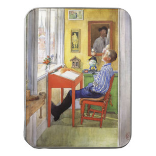 Carl Larsson Esbjorn at Red Desk Vintage Art Jigsaw Puzzle
