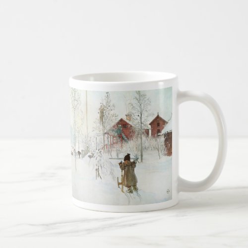 Carl Larsson  Front Yard and the Wash House Coffee Mug