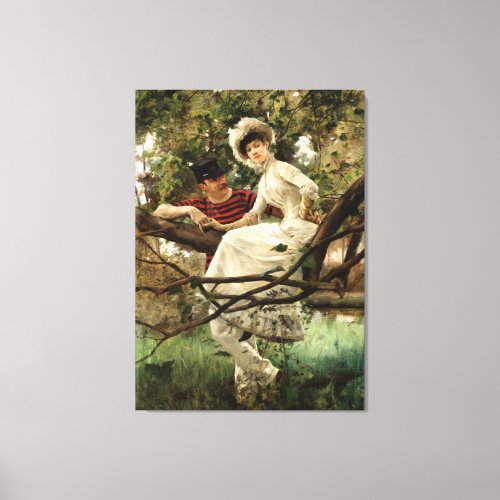 Carl Larsson _ Idyll Canvas Print