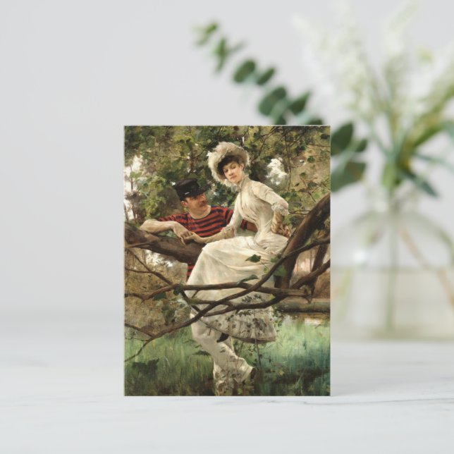 Carl Larsson - Idyll,  Postcard (Standing Front)