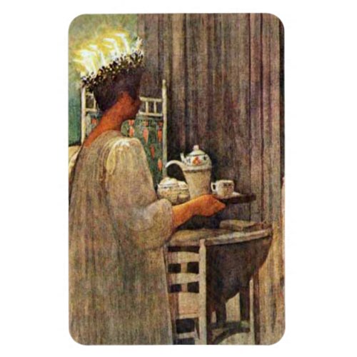 Carl Larsson St Lucia Day Christmas in Sweden Magnet