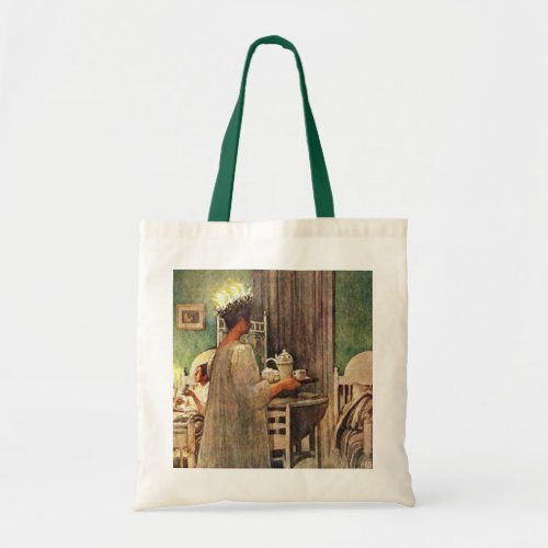 Carl Larsson St Lucia Day Christmas in Sweden Tote Bag