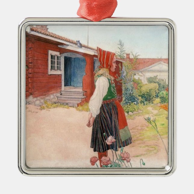 Carl Larsson  The Falun Home Metal Ornament (Front)