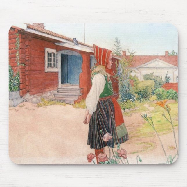Carl Larsson - The Falun Home Mouse Pad (Front)