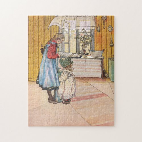 Carl Larsson _ The Kitchen 1898 Jigsaw Puzzle
