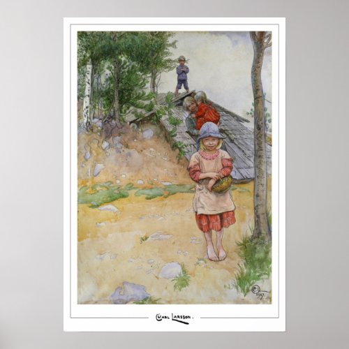 Carl Larsson Zedign Art Poster 352