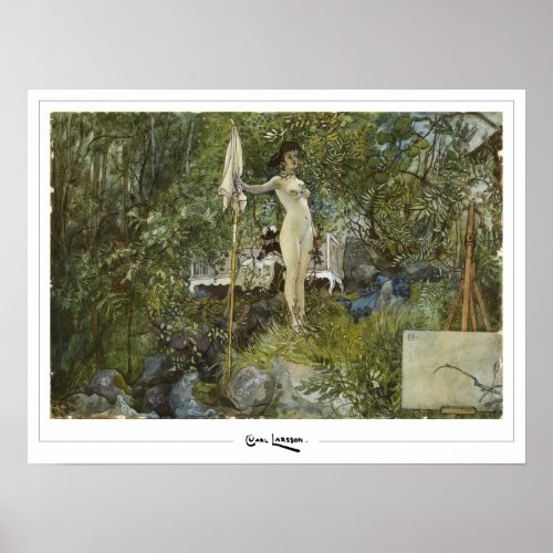 Carl Larsson Zedign Art Poster 391