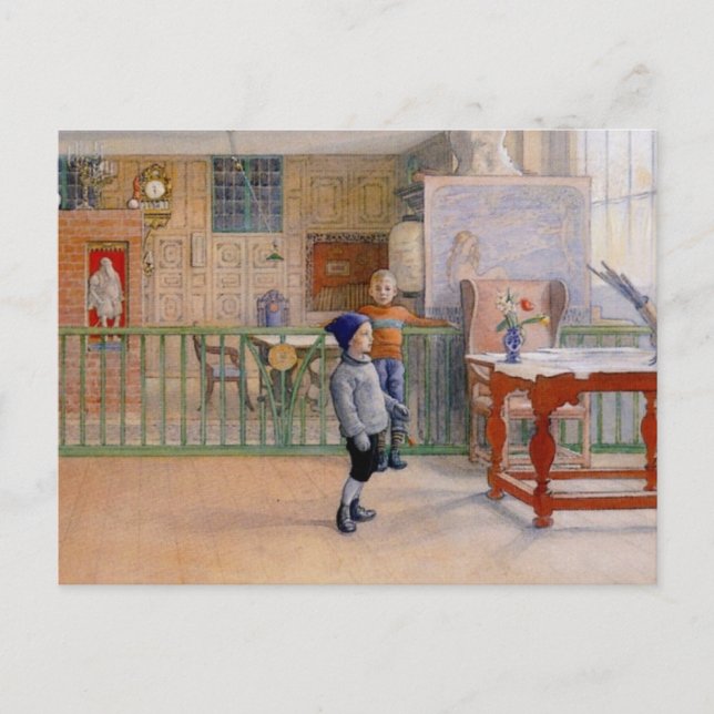 Carl Larsson's Sunborn Studio Postcard (Front)