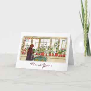 Carl Larsson's Thank You Card