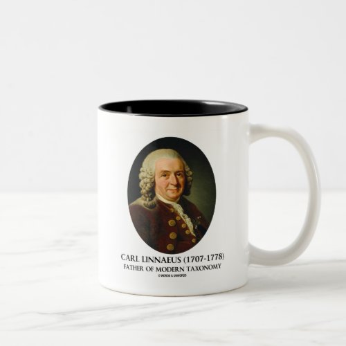 Carl Linnaeus Father Of Modern Taxonomy Two_Tone Coffee Mug