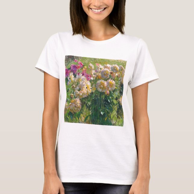 Carl Moll Dahlias T-Shirt (Front)
