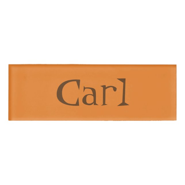 Carl Name Tag (Front)