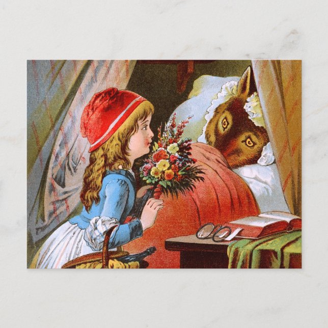 Carl Offterdinger: Little Red-Cap Postcard (Front)