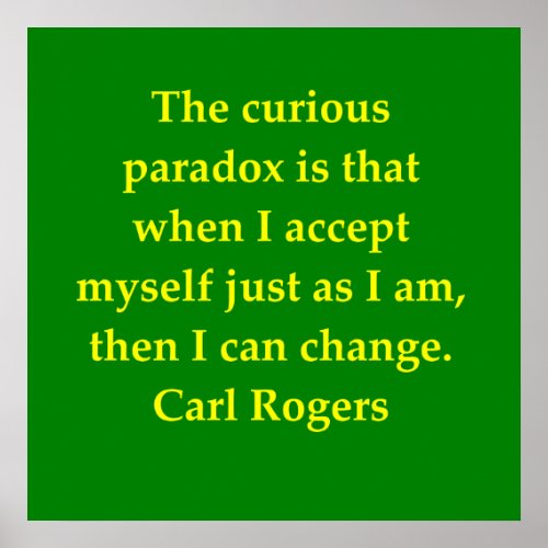 carl rogers quote poster