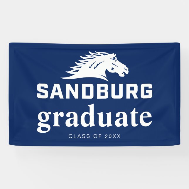 Carl Sandburg College Graduation Banner (Horizontal)