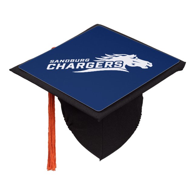 Carl Sandburg College Graduation Cap Topper (Angled)