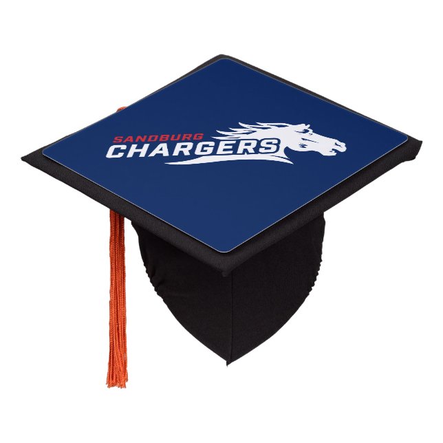 Carl Sandburg College Graduation Cap Topper (Angled)
