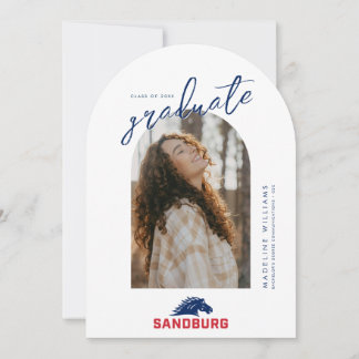 Carl Sandburg College Graduation Invitation