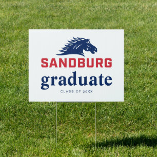 Carl Sandburg College Graduation Sign