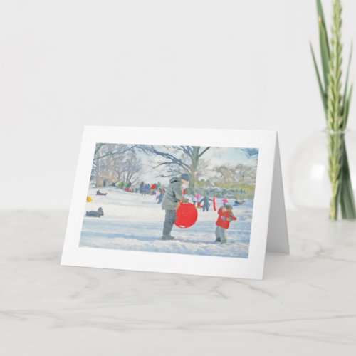 Carl Schurz Park New York City Christmas Card