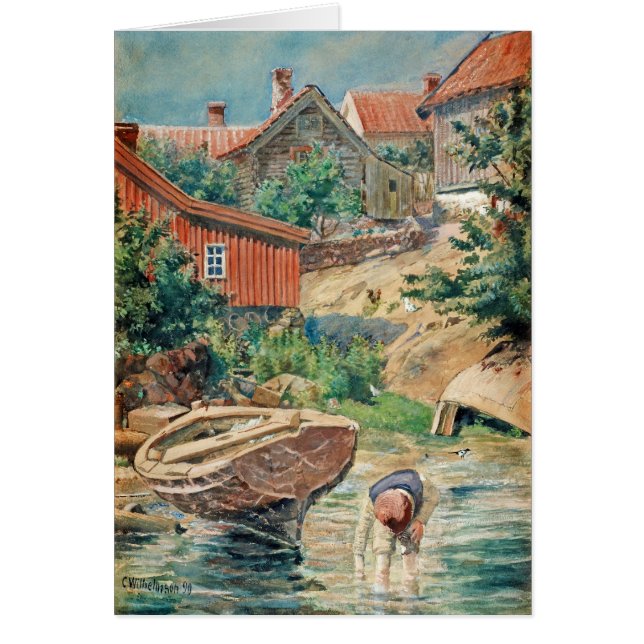 Carl Wilhemson Vadande pojke CC0448 Cards (Front)
